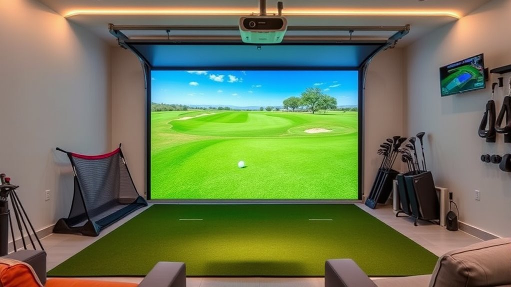 top garage golf simulator kits