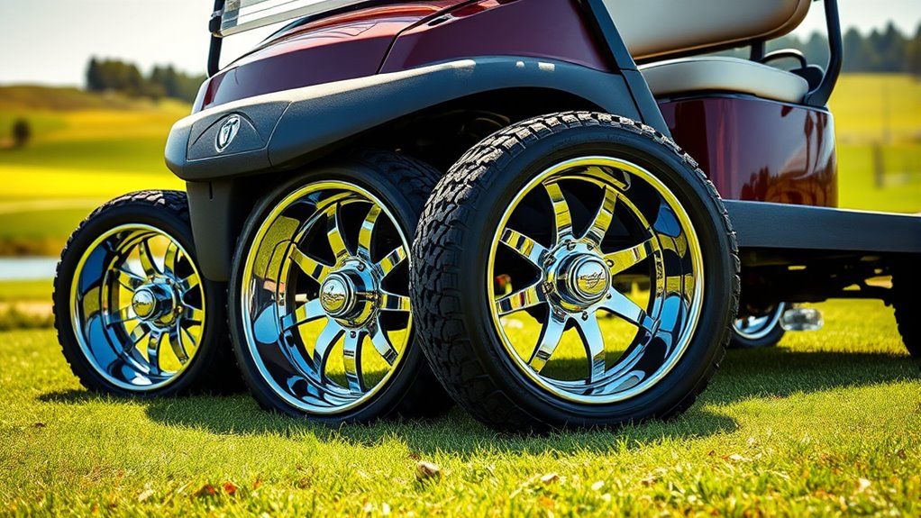 top golf cart wheel packages