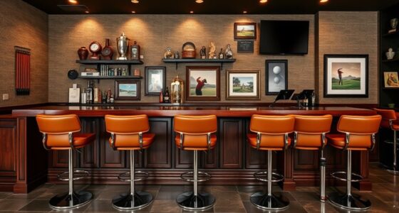 top golf man cave stools