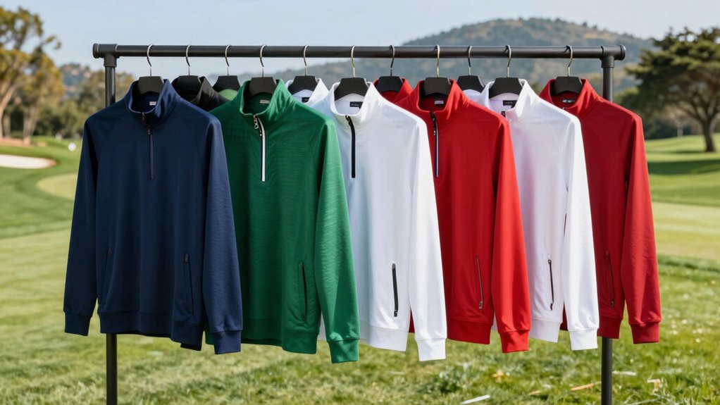 top golf quarter zips