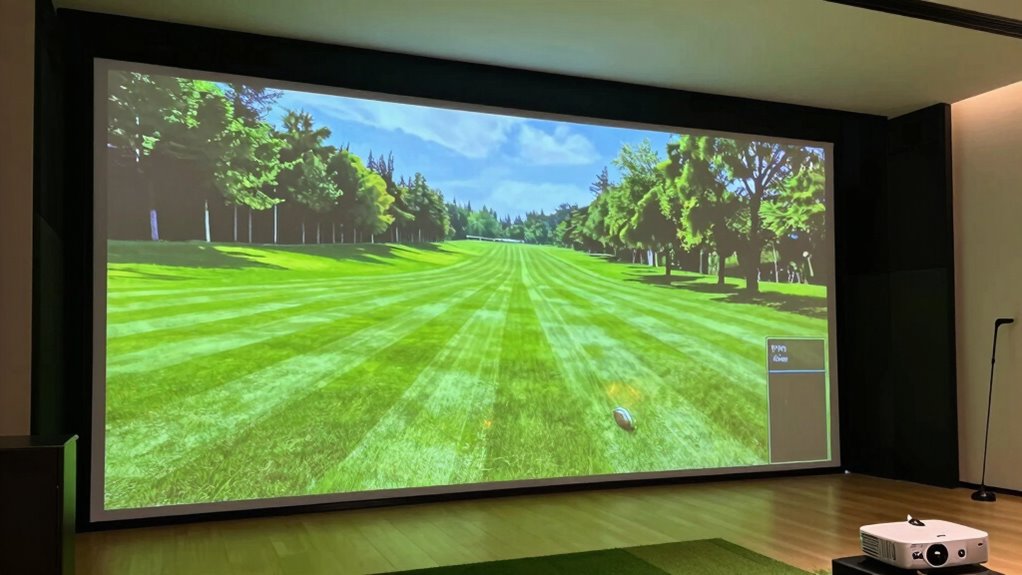 top golf simulator impact screens