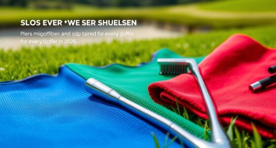 top golf towel brush kits