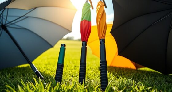 top golf umbrellas with comfortable handles