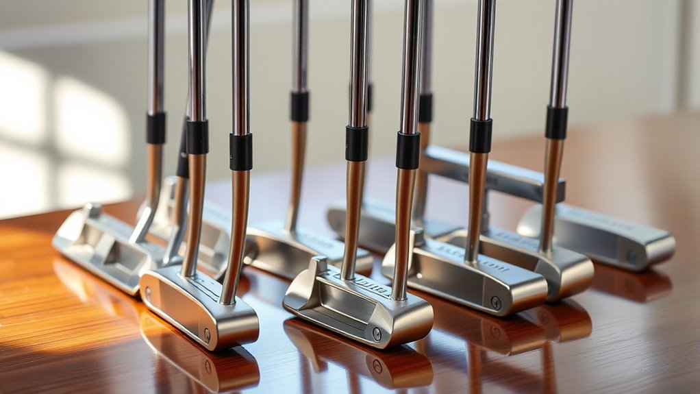top high end center shafted putters