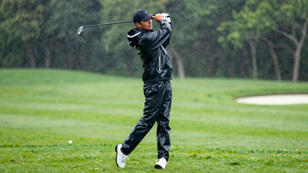 top high quality golf rainwear
