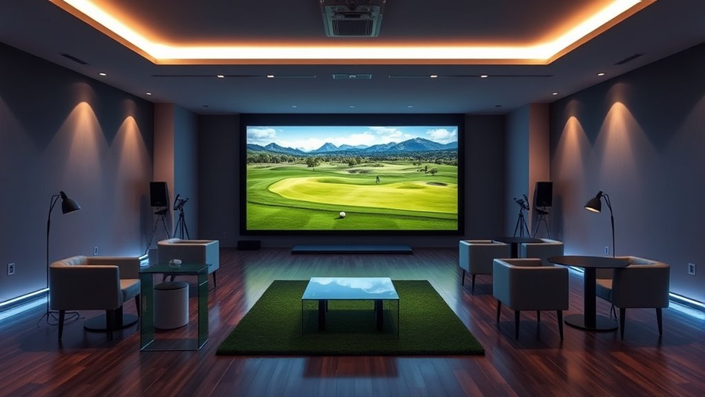 top indoor golf simulator studios