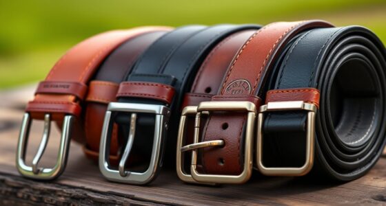 top leather golf belt selection