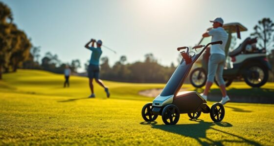 top light lithium golf trolleys