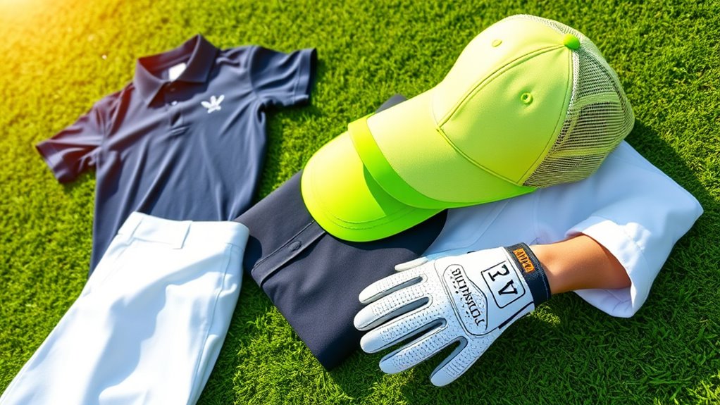 top tour style golf fan apparel