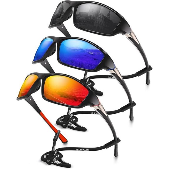 triple pack sports sunglasses