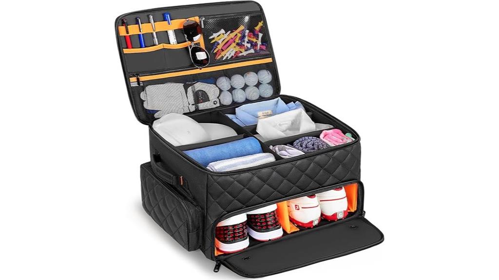 two layer golf organizer