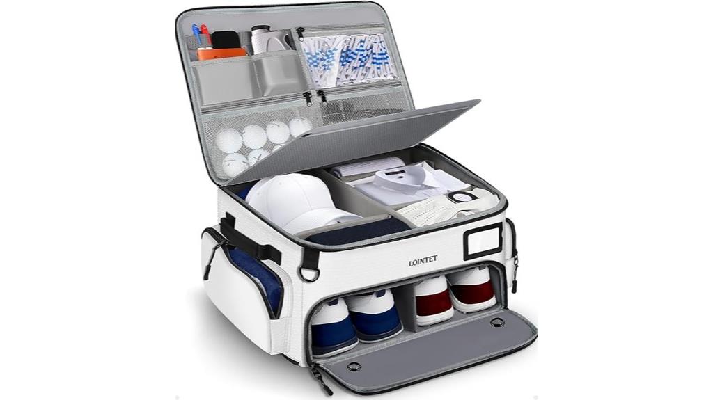 ventilated golf storage organizer