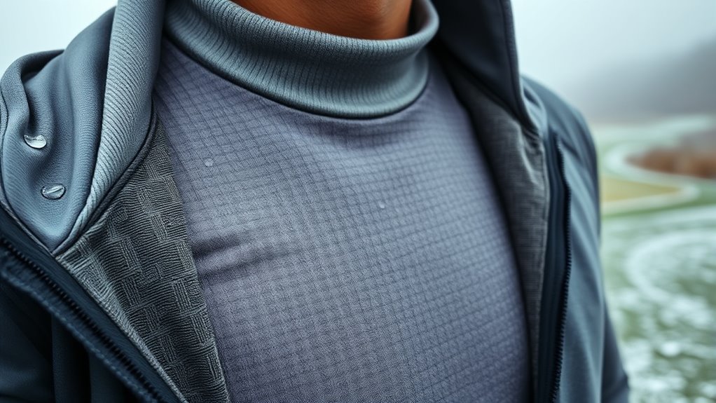 warm breathable fitting layers
