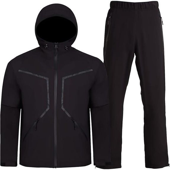 K.E.J. Waterproof Golf Rain Jacket and Pants Set