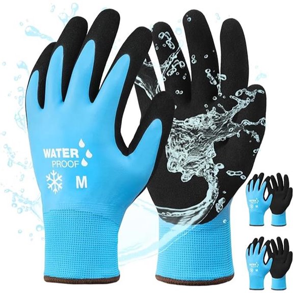 DULFINE Waterproof Winter Work Gloves for Men & Women