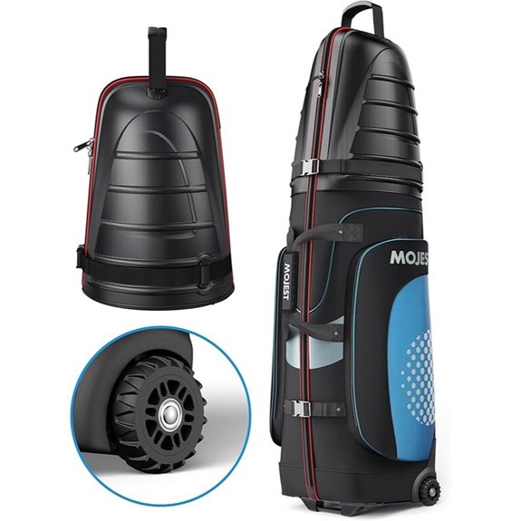 wheeled hard golf bag