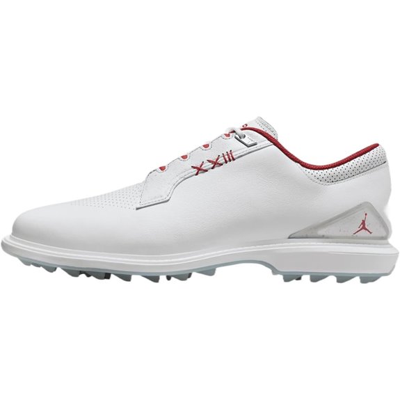 Jordan ADG 5 Golf Shoes (Wide) (FQ7874-100 White/Emerald Rise/Grape Ice)