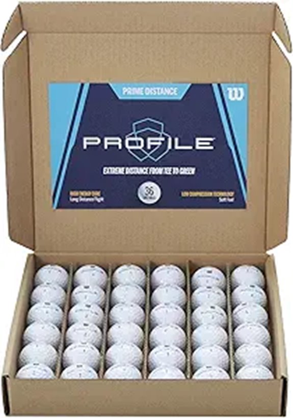 WILSON Profile Distance Golf Ball 36 pack