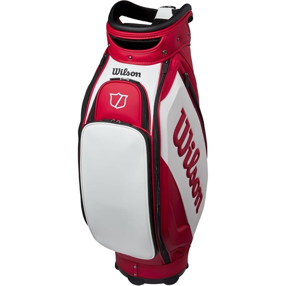 Wilson Staff Tour Golf Cart Bag - Red/White