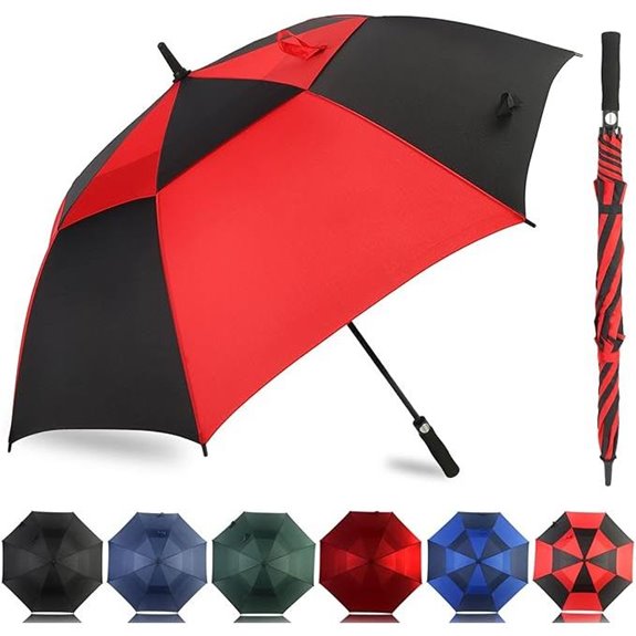 LLanxiry Automatic Golf Umbrella 54-72 Inch Windproof