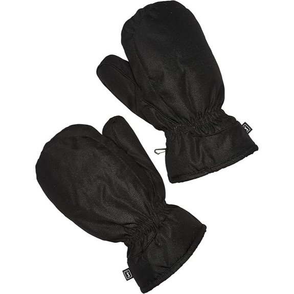 winter fleece lined golf mitts