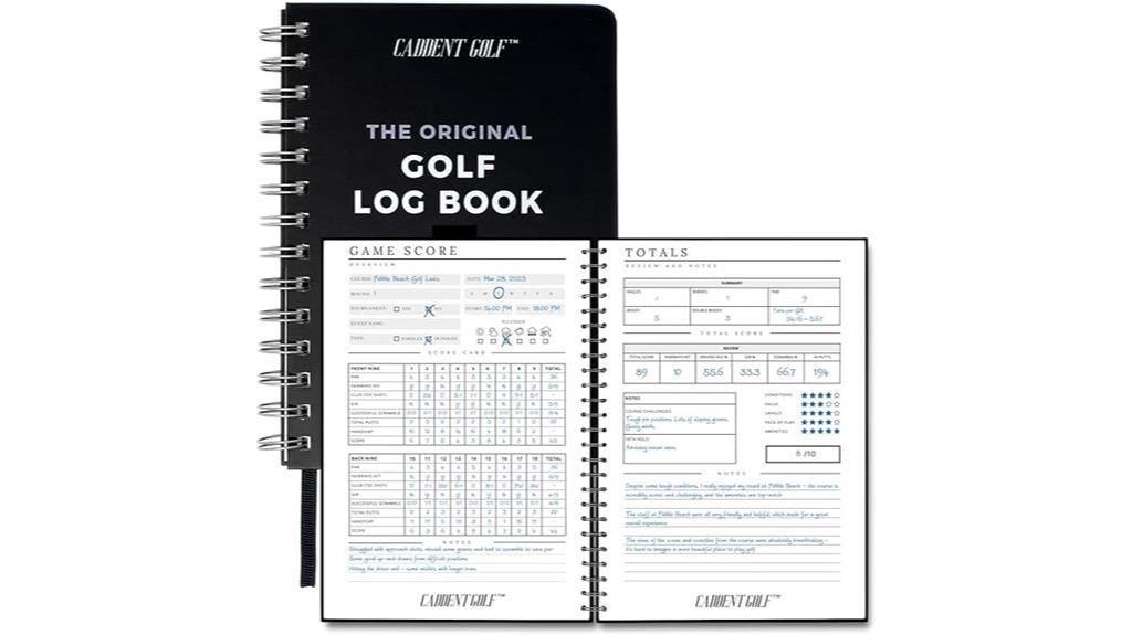 wire bound golf scorebook
