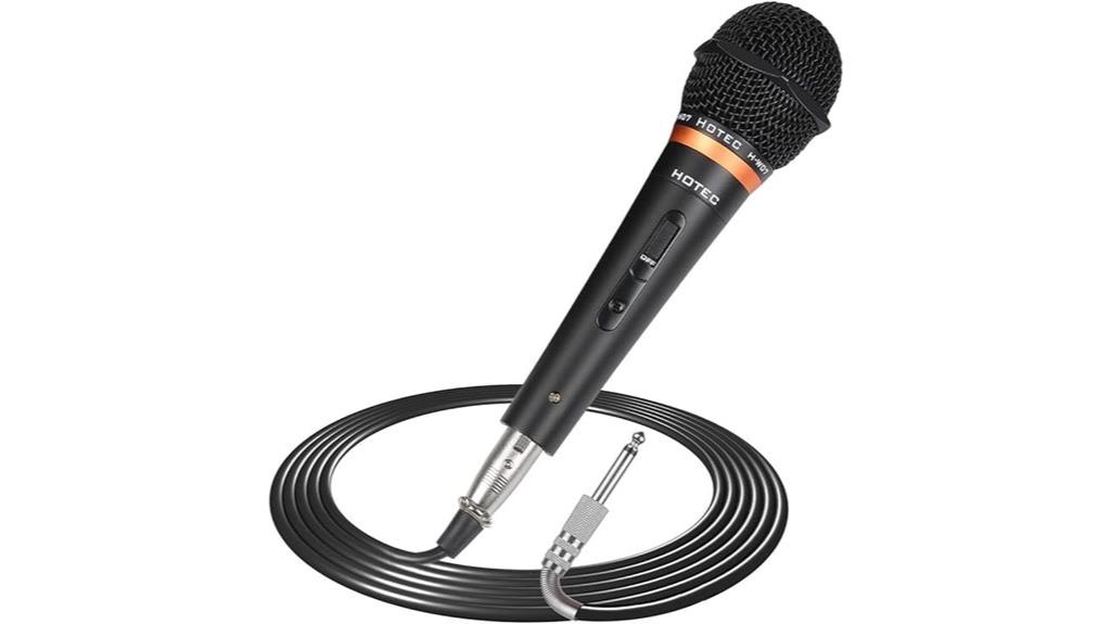 wireless handheld microphone with switch