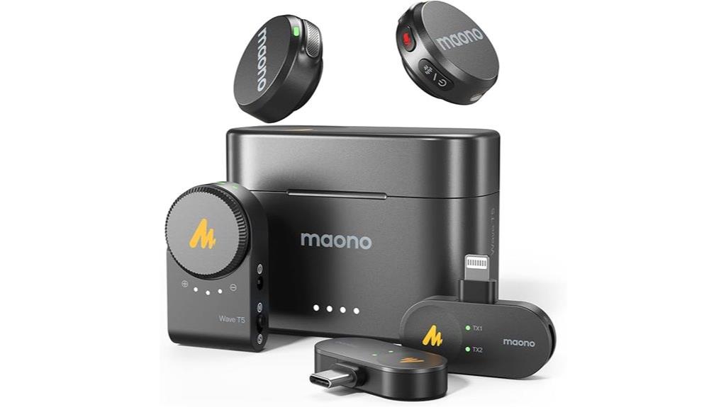 wireless lavalier microphone for devices