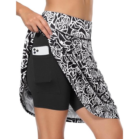 Fulbelle Women’s Golf Skorts with Pockets and High Waist