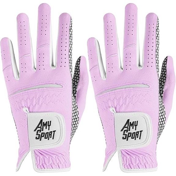 Amy Sport Women's Golf Gloves 2 Pack All Weather