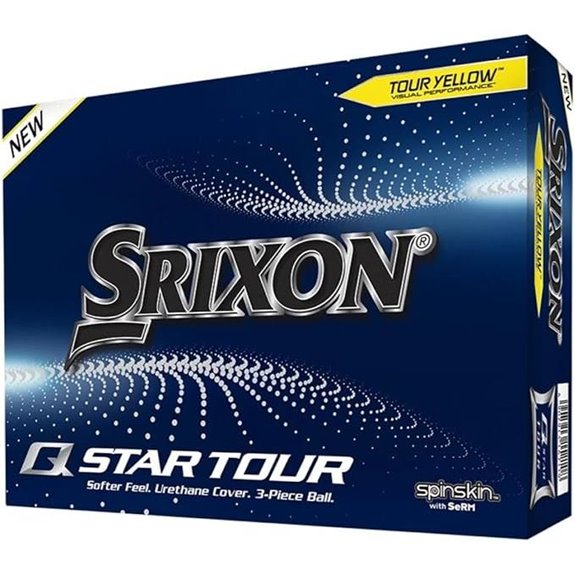Srixon Q-Star Tour 4 Golf Balls Yellow (Prior Generation)