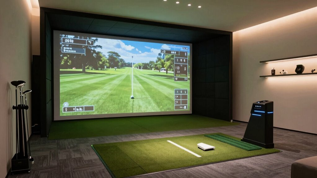 budget friendly golf simulator setup