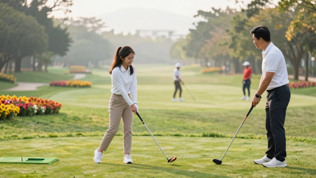 easing beginners golf anxiety