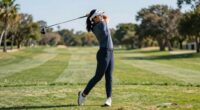 flexible golfers swing freely