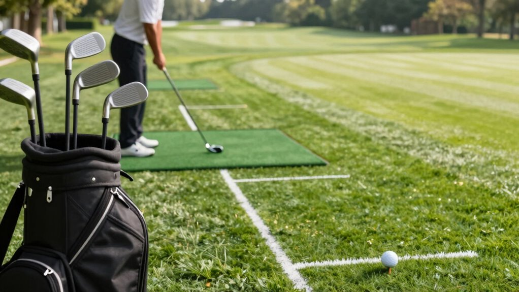 focused purposeful golf practice