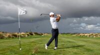 golf in windy conditions