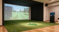 golf practice safety screen