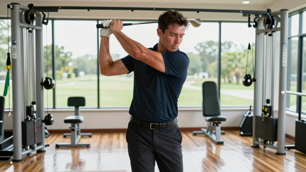 golfers improving strength training