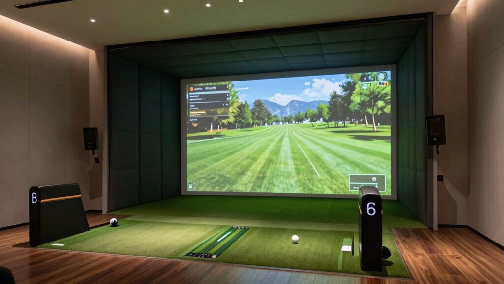 home golf simulator setup