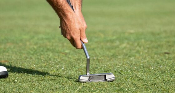 incorrect aiming in putting