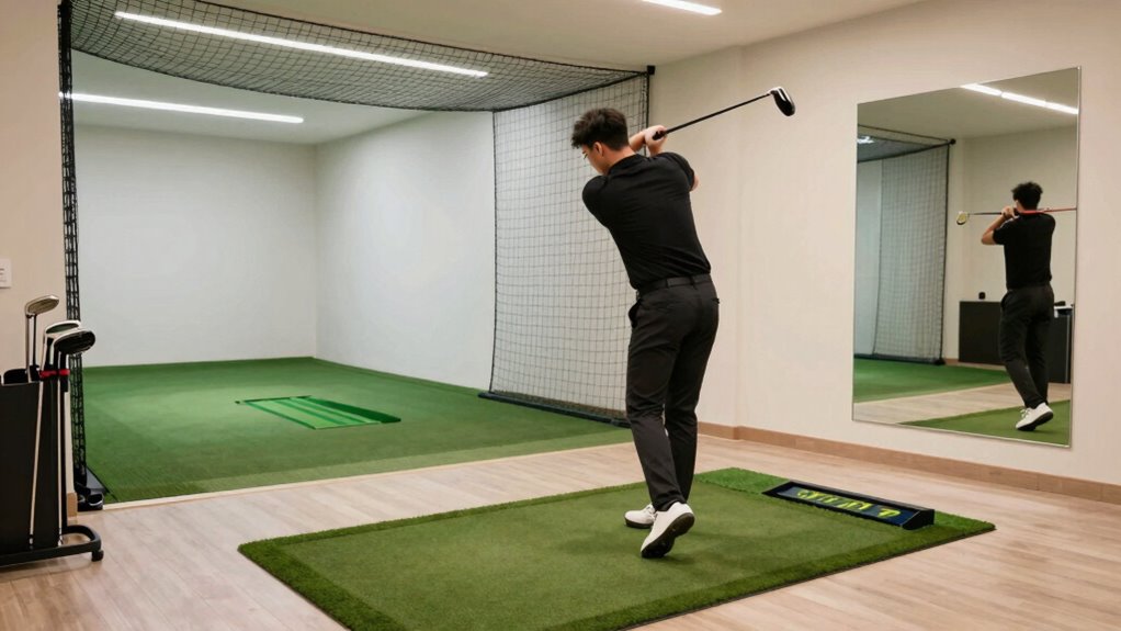 indoor golf practice routines