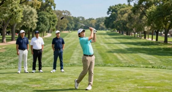 learning from experienced golfers
