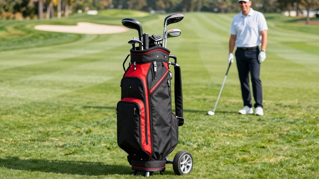 luxury golf cart bag features