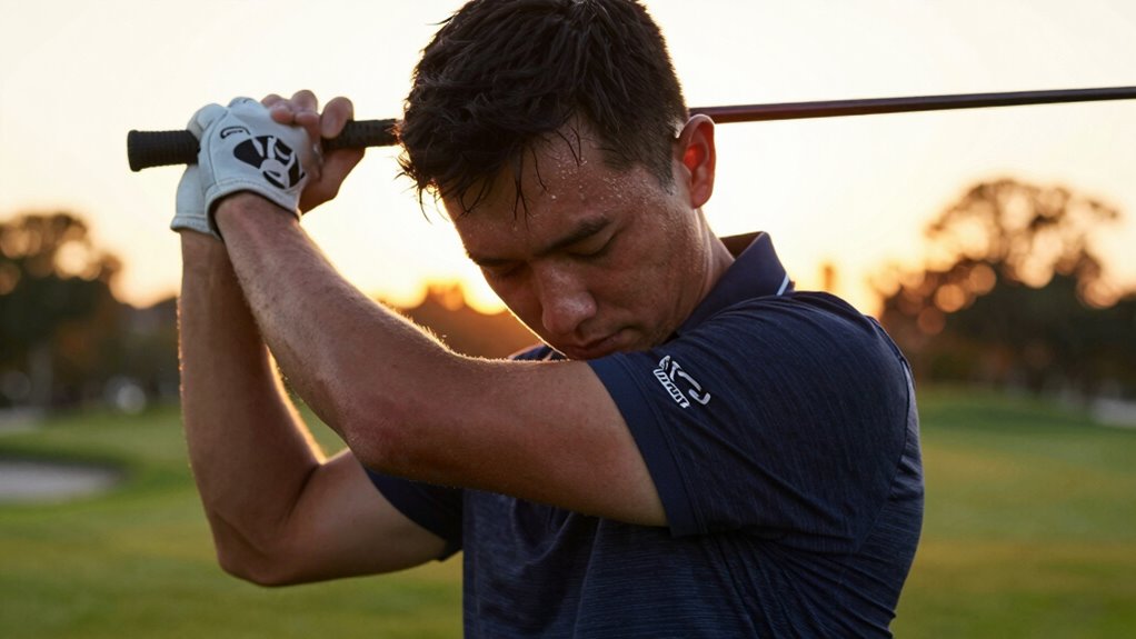 muscle fatigue hampers golf performance
