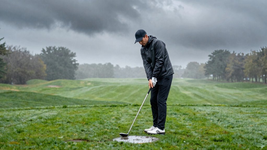 playing safely in rain