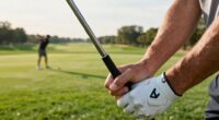 playing versus learning golf