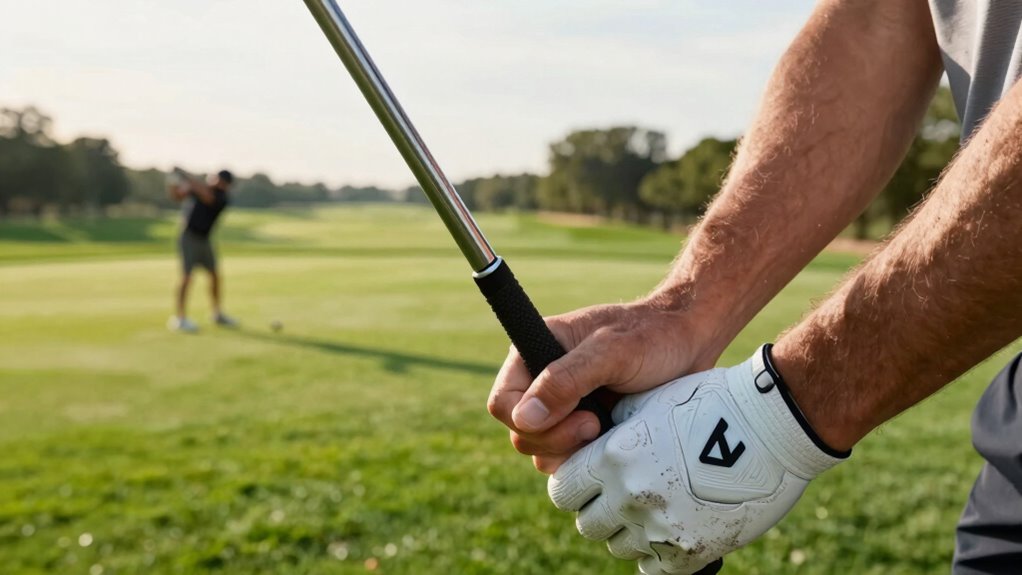 playing versus learning golf