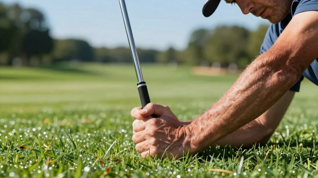 pressure affects swing consistency
