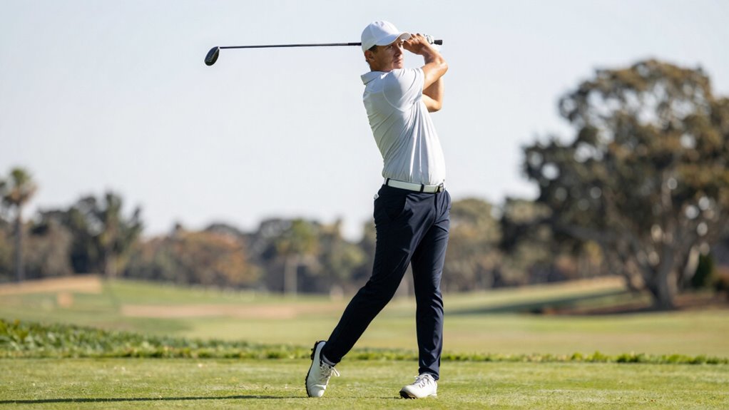 proper posture ensures consistent swing