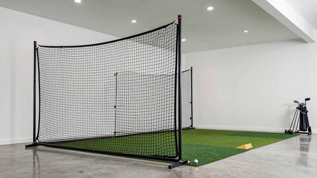 safe indoor golf environment